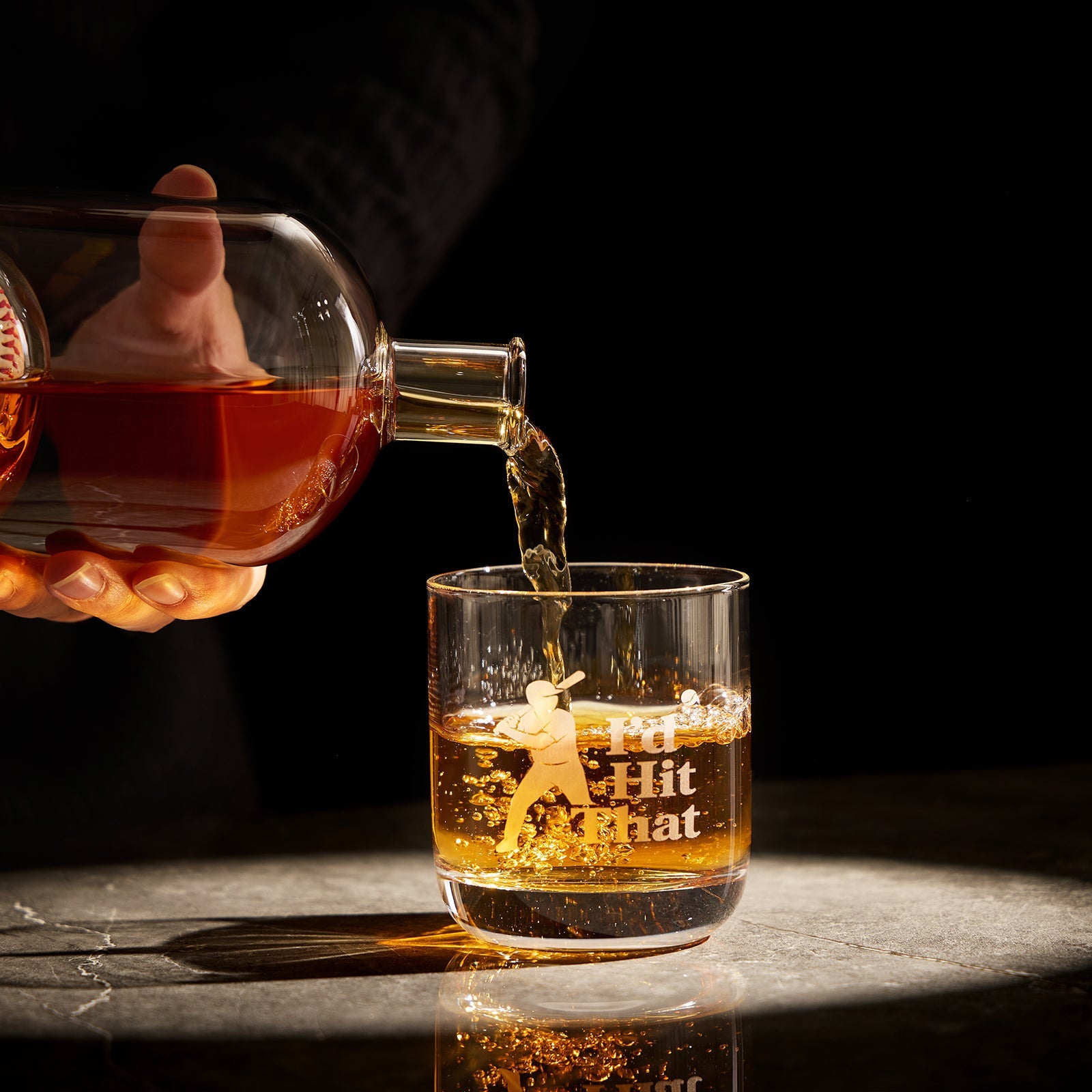 Baseball Decanter Set