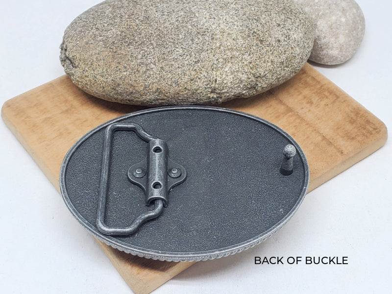 LADIES Oval Bullet & Shotshell Belt Buckle