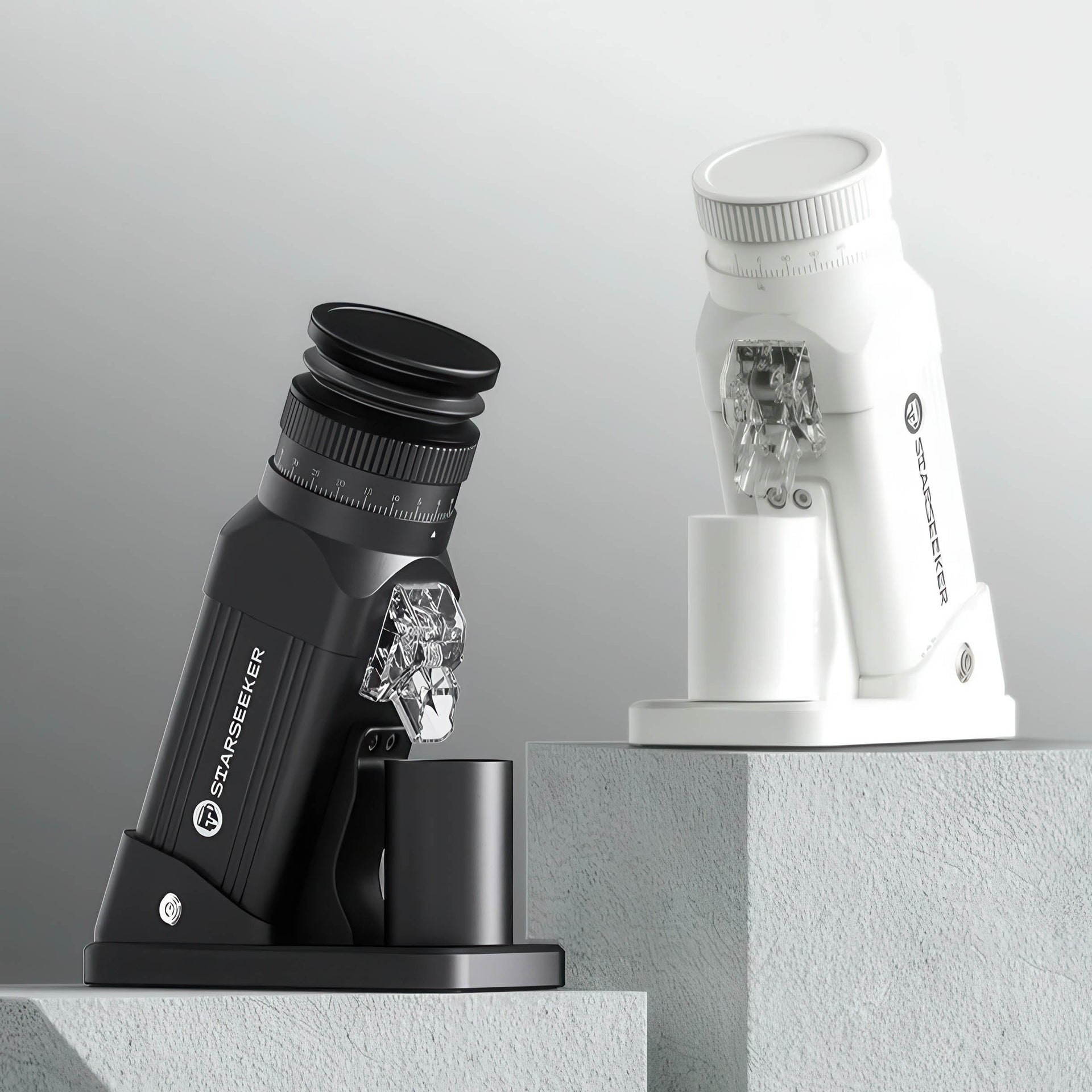 STARSEEKER E64 Electric Coffee Grinder - 64mm Titanium Flat Burr