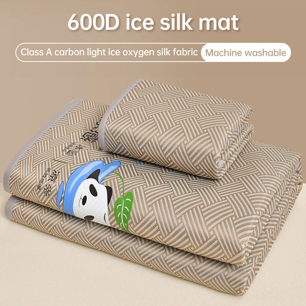600D Carbon Fiber Summer Mat, Natural Ice Vine Cooling Mat, Can, Naked-sleep Cool Mattress, Pillowcase