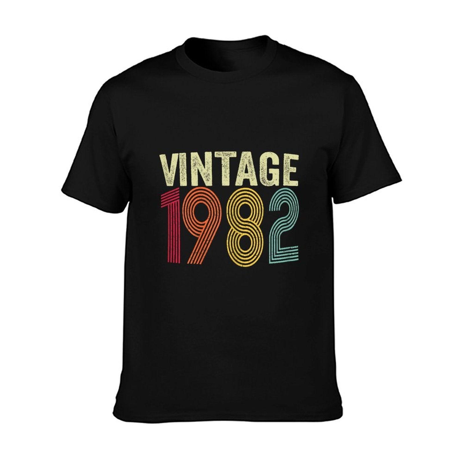 Vintage 1982 40th Birthday Gift Men Women 40 Years Old  Vintage-inspired T-Shirt