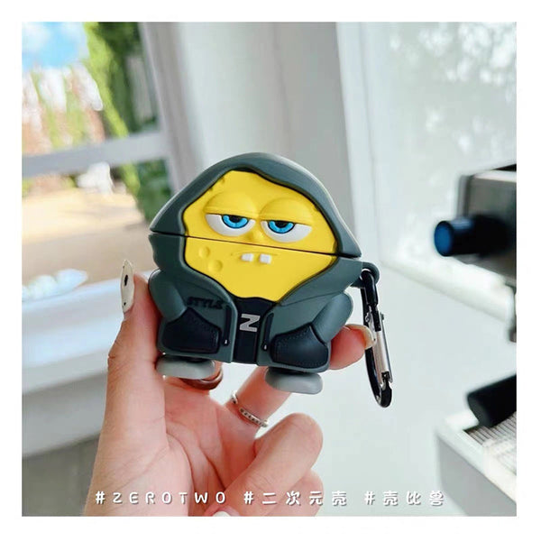 AirPods 5th generation silicone wireless Bluetooth earphone protective case suitable for Apple Pro 2nd generation cute box