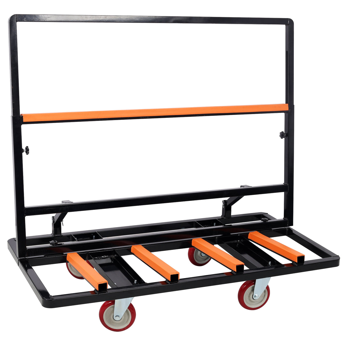 Folding Drywall Cart, 2200 LBS Utility Dolly with Swivel Casters