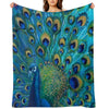 Peacock Full Glory 2 Throw Blanket
