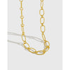 Women's 925 Sterling Silver Link Necklaces Chain For Birthday Gift