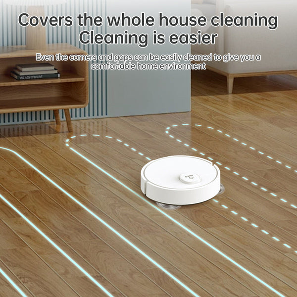 **3-in-1 Sweeping Robot: USB Charging, 1000Pa Suction, Auto-Clean for Pet Hair, Carpets & Floors** - Gifts for You 'n Me