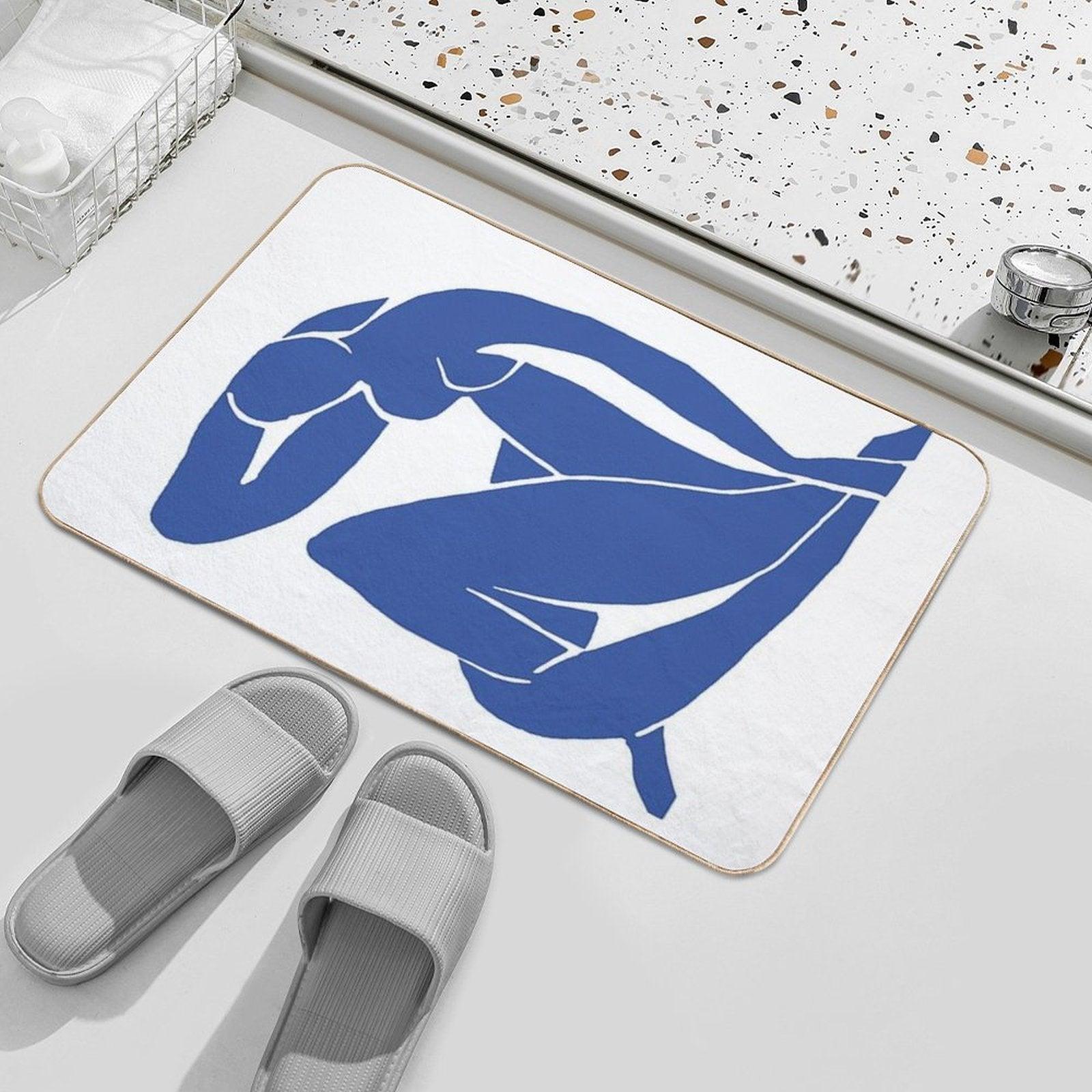 Henri Matisse Blue Nude II 1952 (Nu Bleu) Digital Art Print Bath Mat