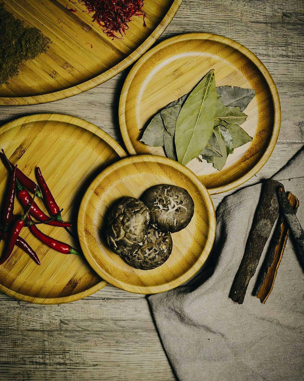 Bamboo Round Plate 9