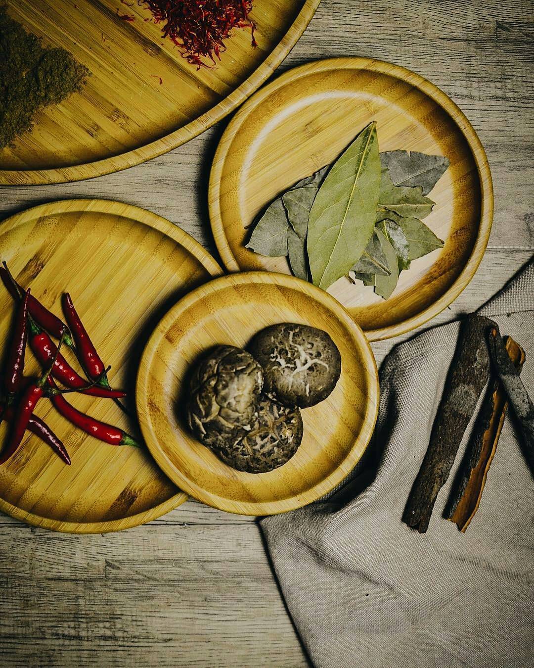 Bamboo Round Plate 10