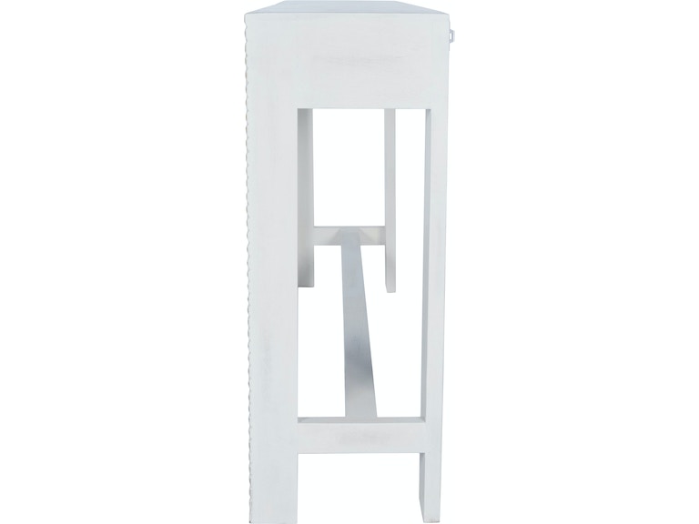 Janta Rectangular Console Table in White