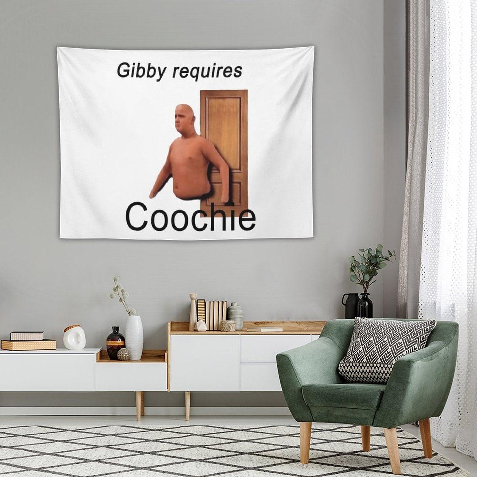 Gibby Requires Coochie Tapestry