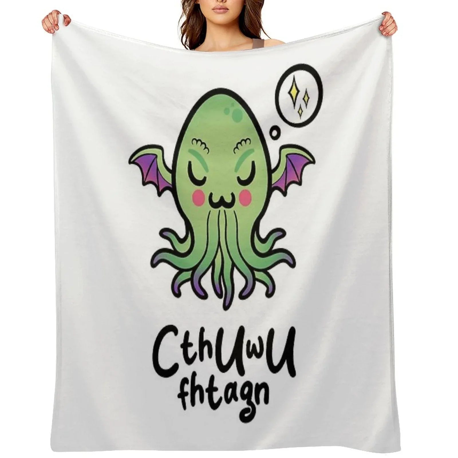 CthUwU Fhtagn Throw Blanket