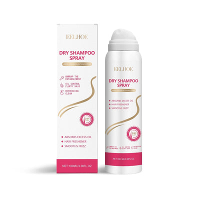 Dry Hair Spray Lazy Fluffy Hair Gel Refreshing Degreasing Hair Leave-In Styling Long Duration Dry Hair Spray