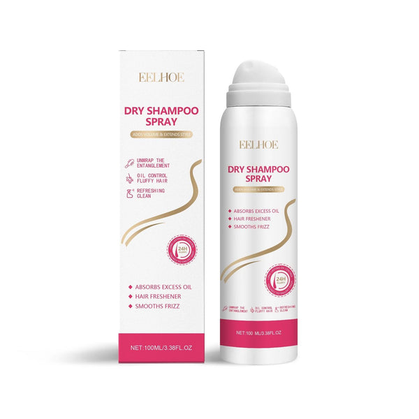 Dry Hair Spray Lazy Fluffy Hair Gel Refreshing Degreasing Hair Leave-In Styling Long Duration Dry Hair Spray