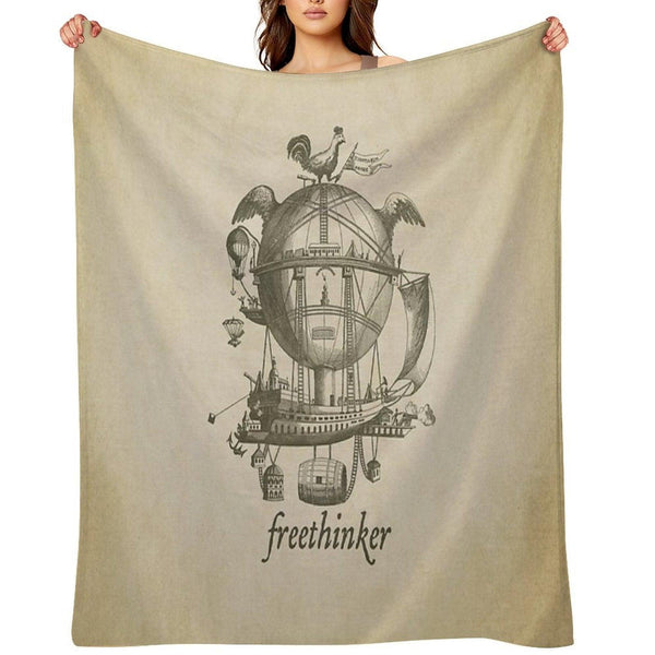 Freethinker Throw Blanket