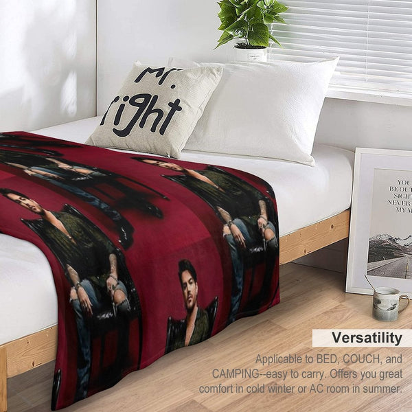 Hot Adam Lambert Easy Care Throw Blanket