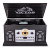 Victor Belmont 8-in-1 Wood Music Center Graphite - Refurbished