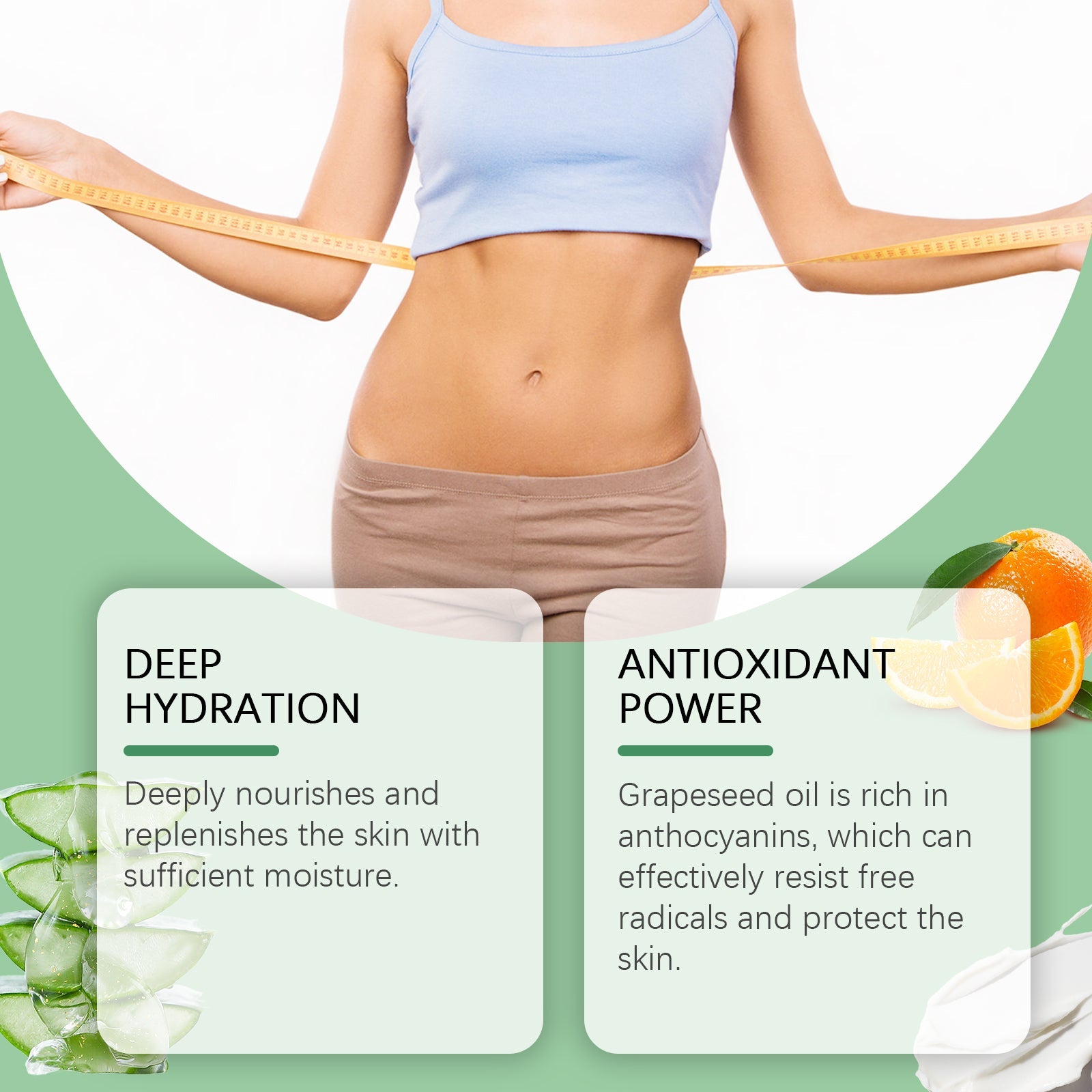 Aloe Vera Slimming Anti-Wrinkle Bar Moisturizing And Nourishing Massage Body Shaping Anti-Wrinkle Moisturizing Lifting Bar