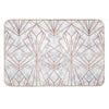 Art Deco Marble & Copper - Large Scale Bath Mat