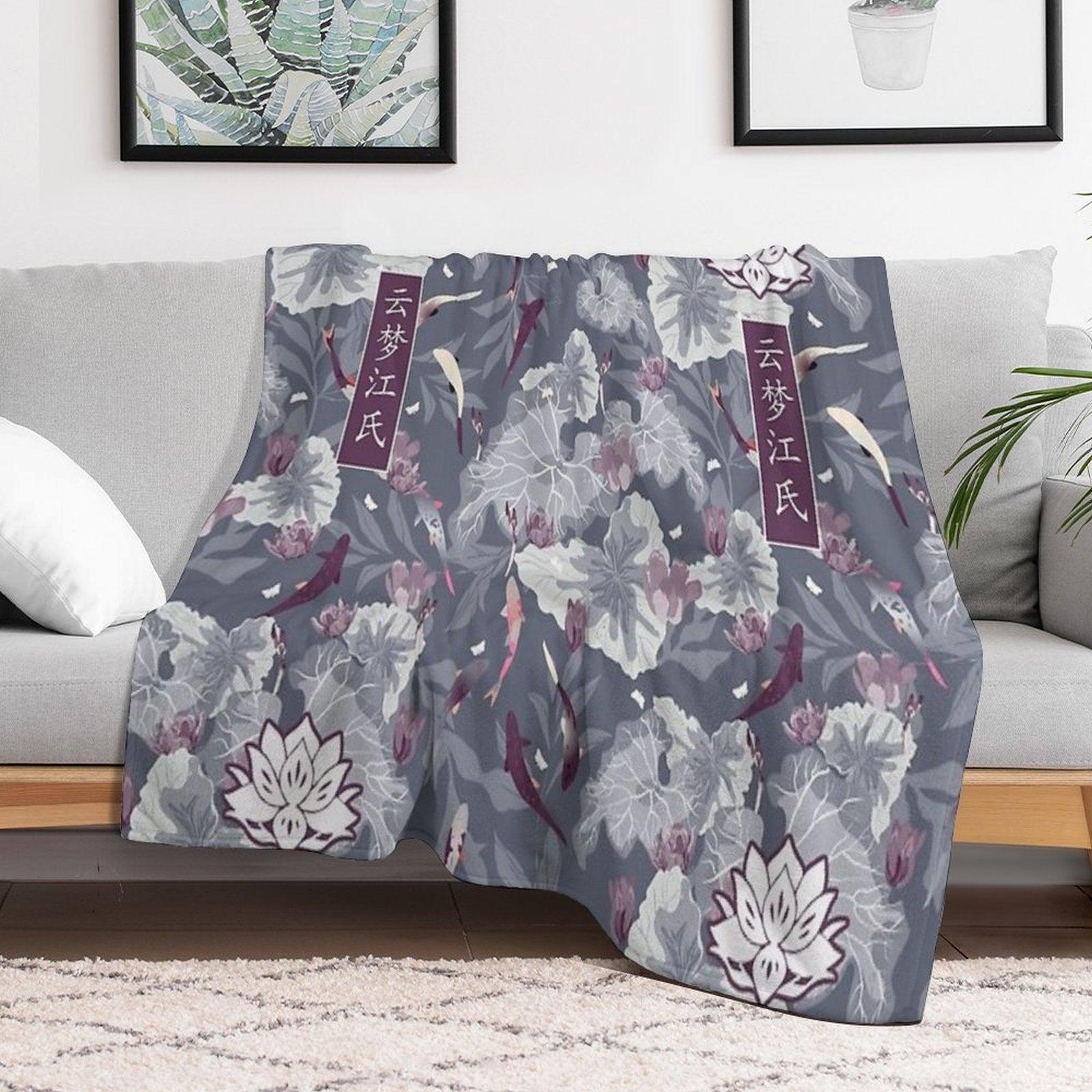 Yunmeng Jiang The Untamed [LOTUS PIER] Throw Blanket