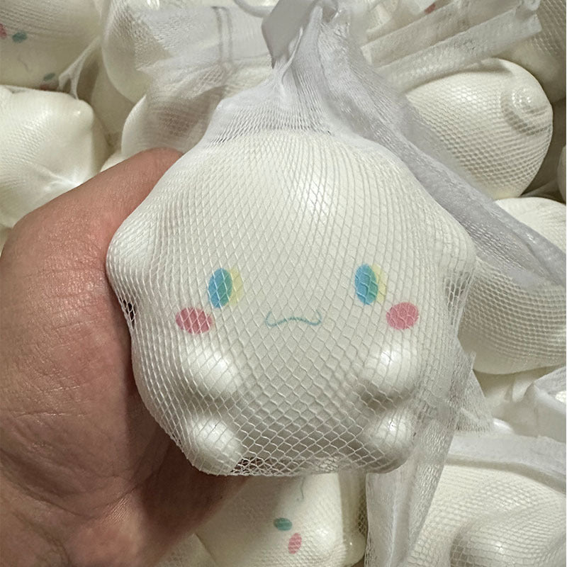 Netbag Egg Boy Party Pinch Music Stress Relief Toy Slow Rebound Ventilatory Artifact Cartoon Stress Relief Student Small Gift Item