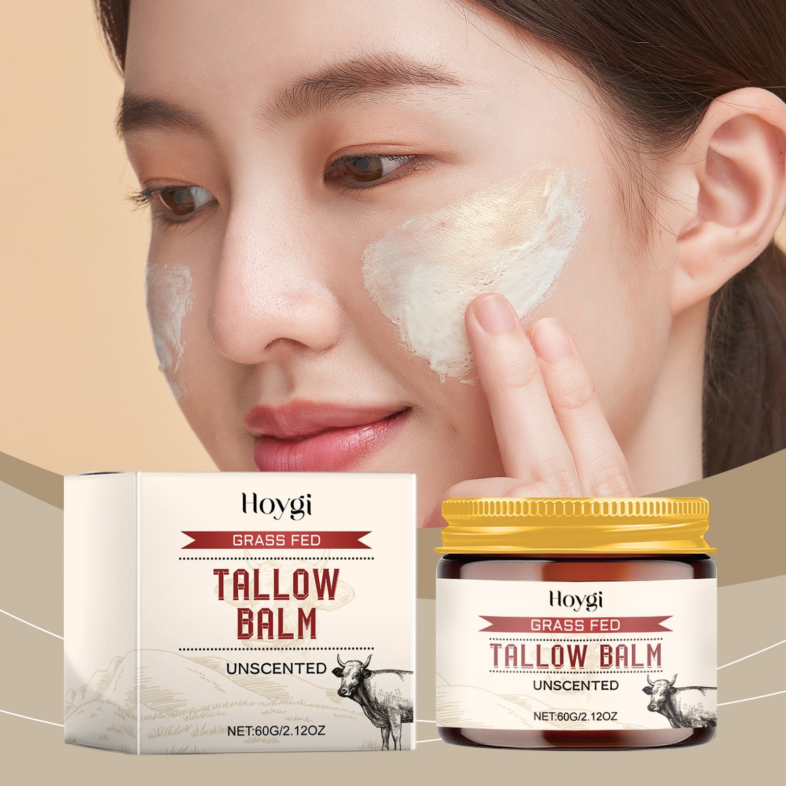Tallow Moisturizer Nourishes And Moisturizes Dry Skin With A Soft Smoothing Cream