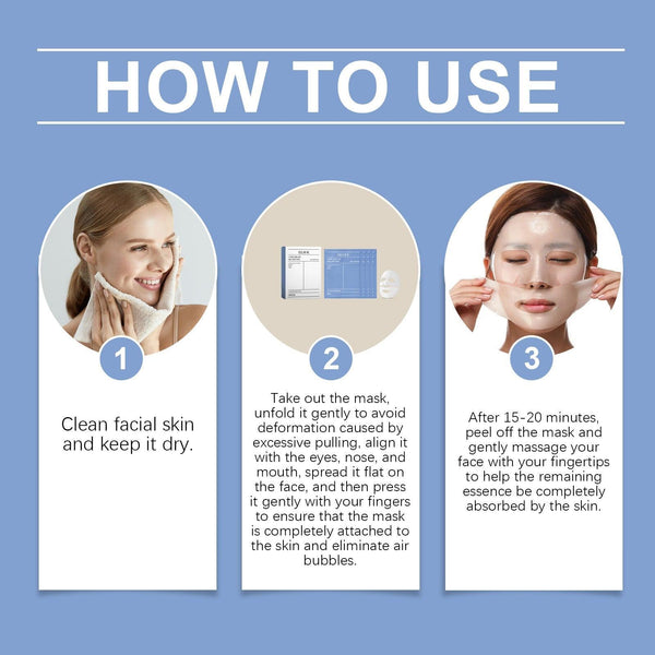 Deep Nourishing Moisturizing Mask Gently Moisturizes Facial Skin Hydrating Moisturizing Soft Moisturizing Skin Care Mask