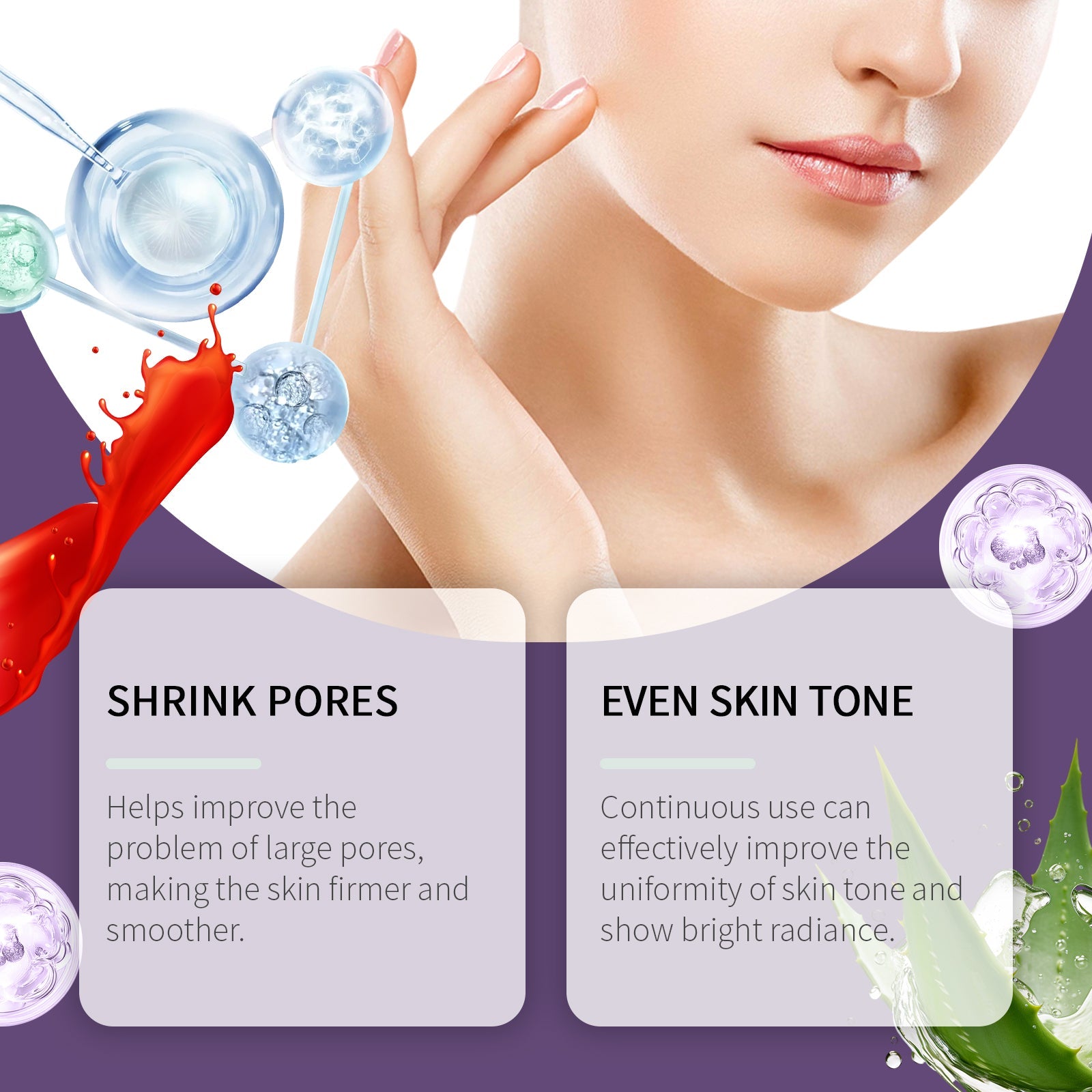 Nicotinamide Anti-Acne Firming Serum Mild Moisturizing And Lightening Facial Acne Tender Skin Serum