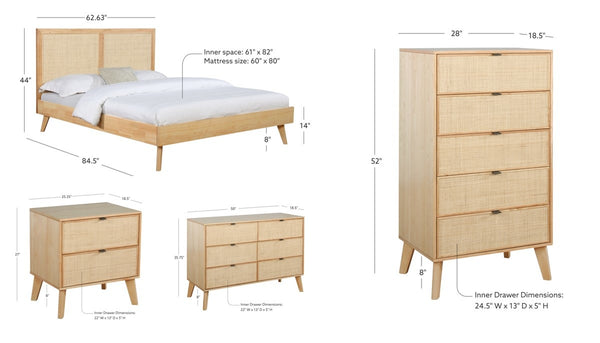 CLAUDETTE 4PC BEDROOM SET