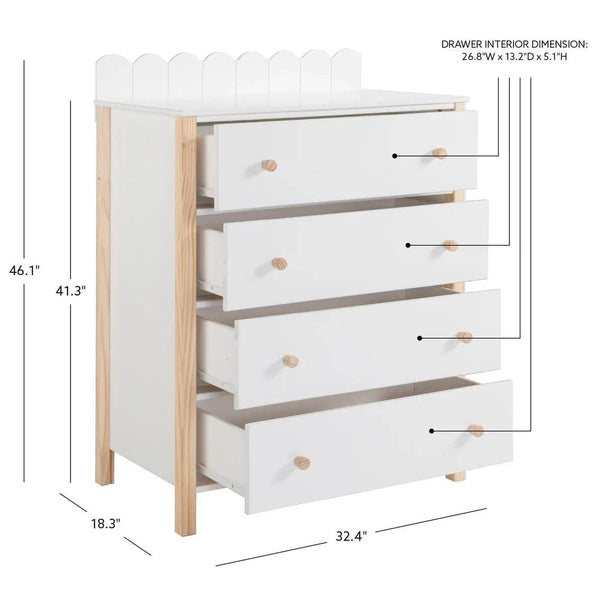 KIMBERLY 4 DRAWER CHEST - Gifts for You 'n Me