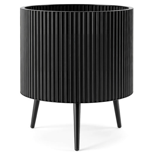 20 Inch Plant Pot with Stand and Tapered Legs for Garden