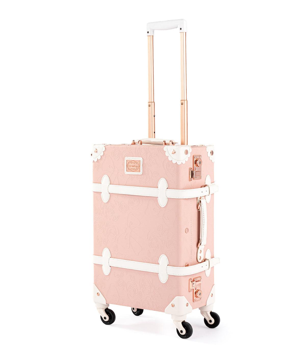 WildFloral Carry-on - Embossed Pink's