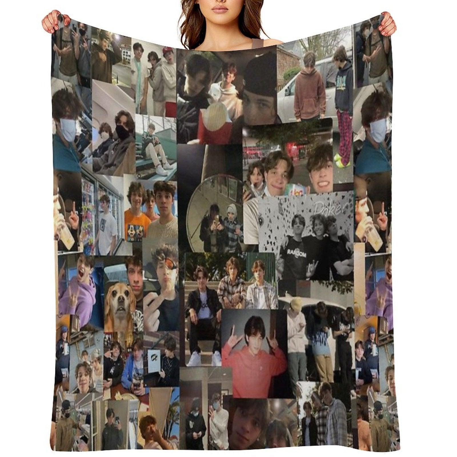 Sturniolo Triplets Cute Collage Throw Blanket