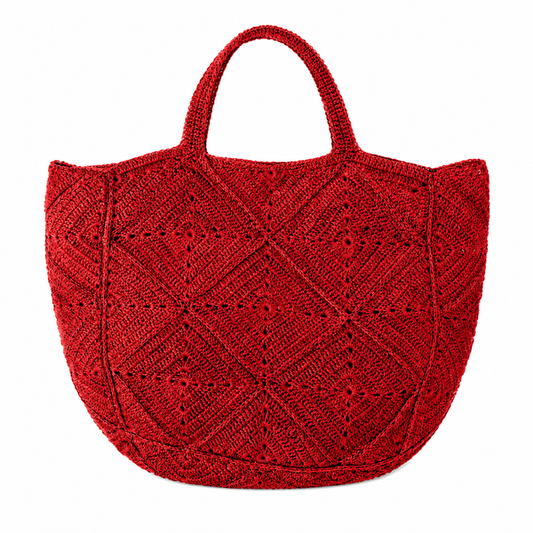 Nico Raffia Tote Bag