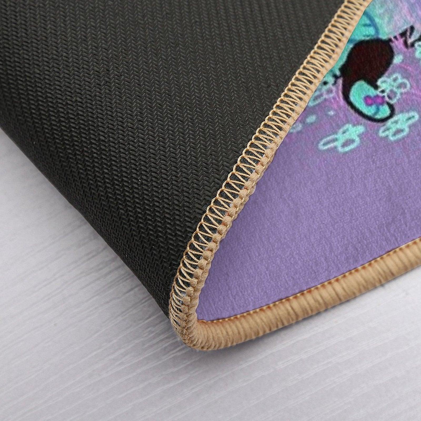 Your Existence Neon Sleepy Kitty Bath Mat