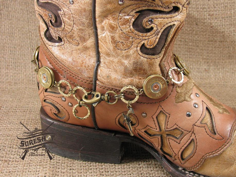 20 Gauge Brass Boot Bracelet