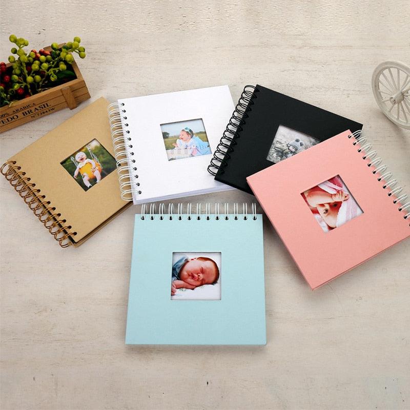 20page DIY Photo album Baby Growth Beautifully Decorated Paper Album Kids Memory Book Scrapbooking Polaroid Book Album Gifts For New Parents Baby Shower
