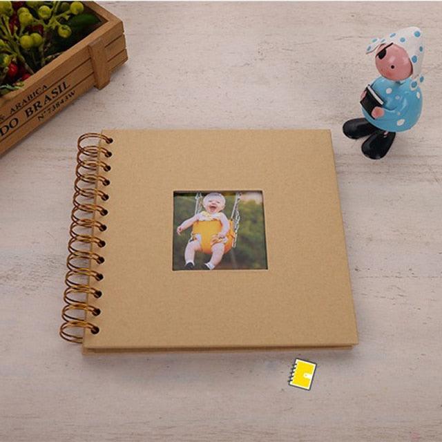 20page DIY Photo album Baby Growth Beautifully Decorated Paper Album Kids Memory Book Scrapbooking Polaroid Book Album Gifts For New Parents Baby Shower