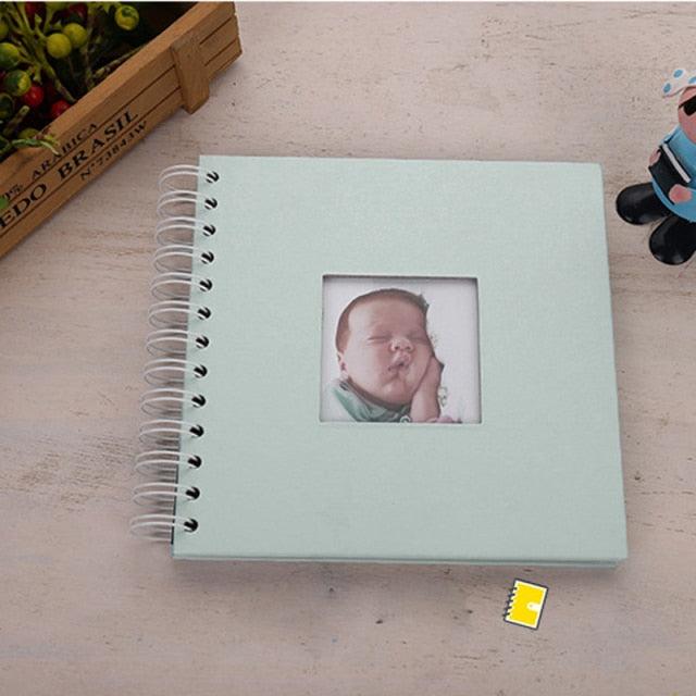 20page DIY Photo album Baby Growth Beautifully Decorated Paper Album Kids Memory Book Scrapbooking Polaroid Book Album Gifts For New Parents Baby Shower