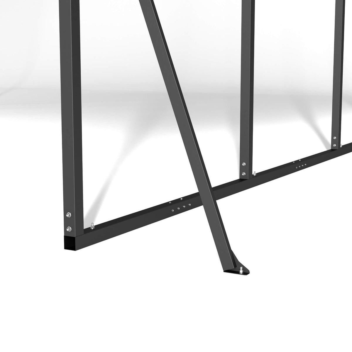 [20X20FT] Extra-Large Heavy-Duty Outdoor Metal Carport With Galvanized Steel Roof For Cars, Boats And Trucks (SAK75633)