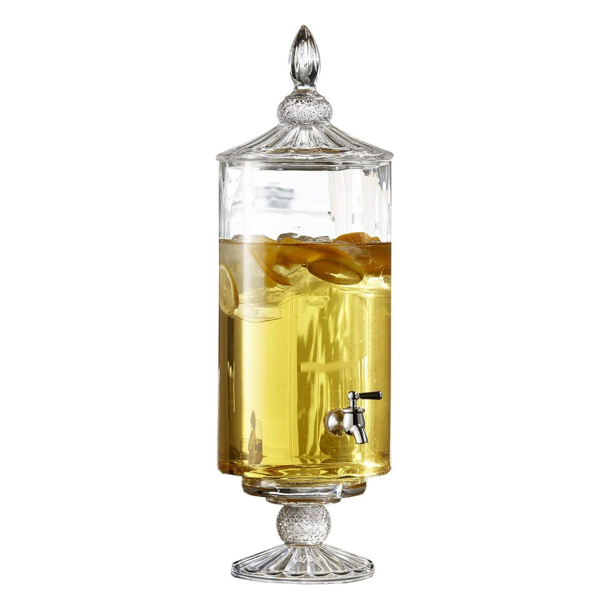 Westchester Optic Glass Beverage Dispenser 2 Gallon