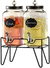 Manchester Set of 2 Beverage Dispensers 3.1 L Each
