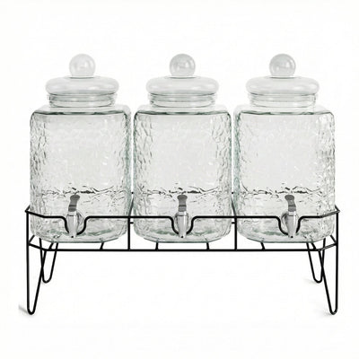 Hamburg Triple Dispenser Set 1.5 GAL Each