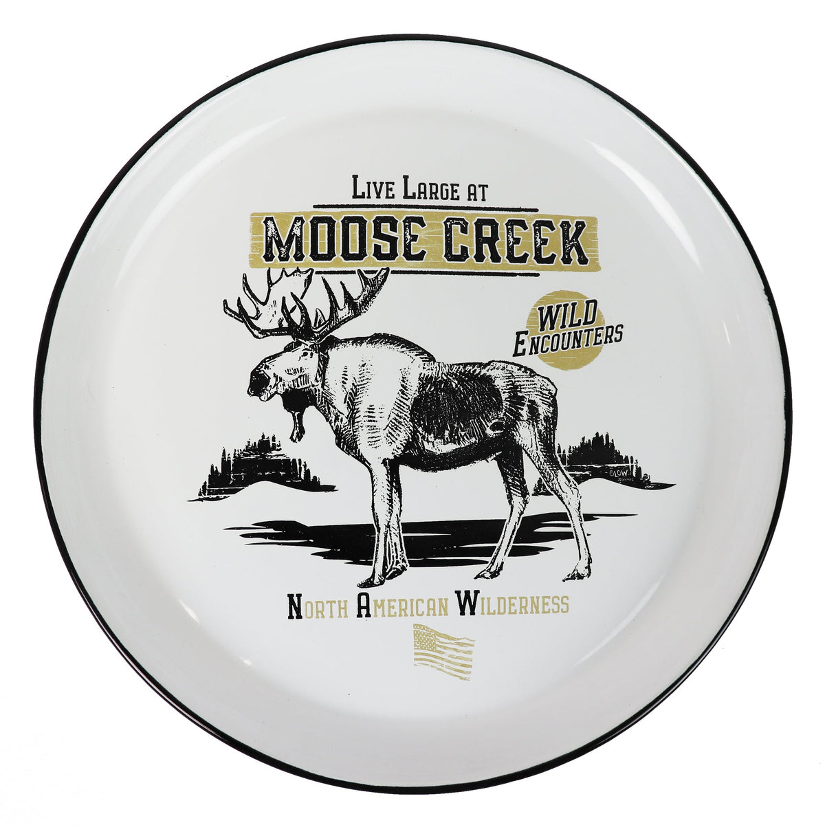 Round Platters 3 Piece-Porcelain Enamel