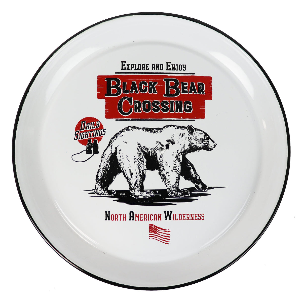 Round Platters 3 Piece-Porcelain Enamel