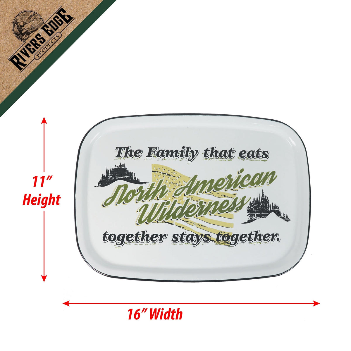 Serving Tray-Porcelain Enamel