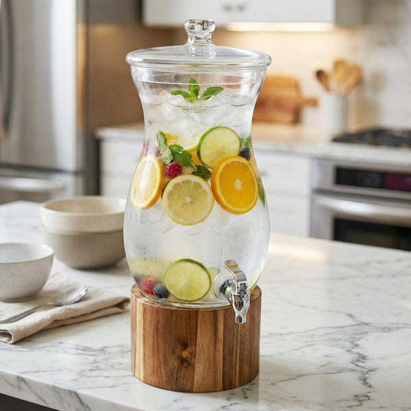 Glass Beverage Dispenser 206.25oz