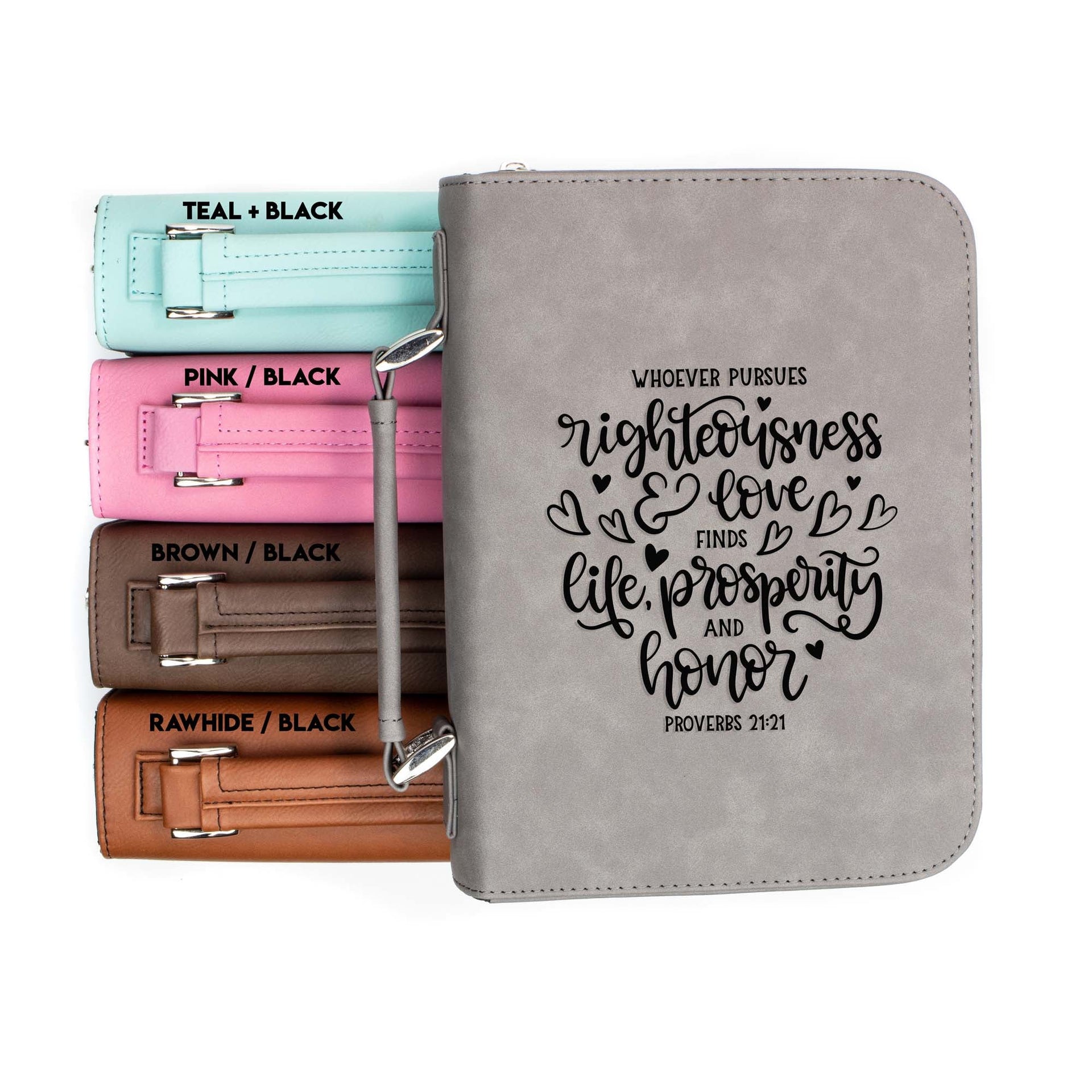 Righteousness and Love - Proverbs 21-21 - Bible Book Cover