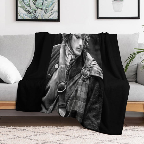 Jamie Fraser Outlander Easy Care Throw Blanket