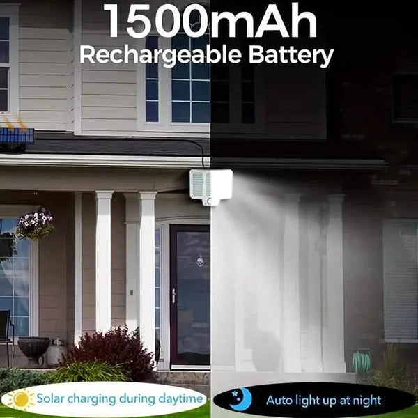 210LED Super Bright Motion Sensor Solar Strong Power LED Garden Wall Lamp
